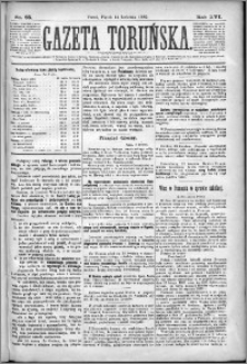 Gazeta Toruńska 1882, R. 16 nr 85