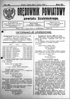 Orędownik Powiatowy powiatu Szubińskiego 1930.03.01 R.11 nr 18