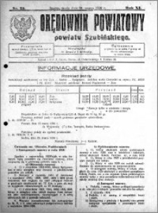 Orędownik Powiatowy powiatu Szubińskiego 1930.03.26 R.11 nr 25