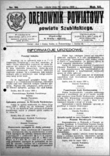 Orędownik Powiatowy powiatu Szubińskiego 1930.03.29 R.11 nr 26