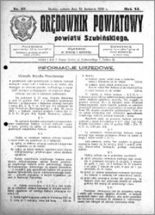 Orędownik Powiatowy powiatu Szubińskiego 1930.04.19 R.11 nr 32