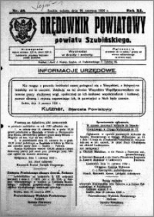 Orędownik Powiatowy powiatu Szubińskiego 1930.06.14 R.11 nr 48