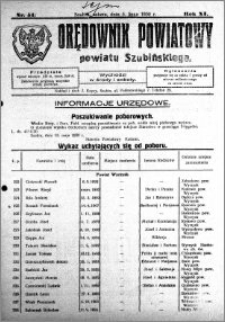 Orędownik Powiatowy powiatu Szubińskiego 1930.07.05 R.11 nr 54