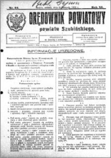 Orędownik Powiatowy powiatu Szubińskiego 1930.08.09 R.11 nr 64