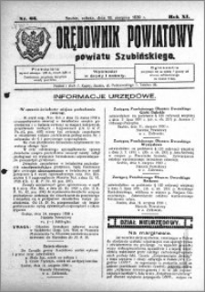 Orędownik Powiatowy powiatu Szubińskiego 1930.08.16 R.11 nr 66