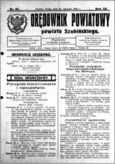 Orędownik Powiatowy powiatu Szubińskiego 1930.08.20 R.11 nr 67