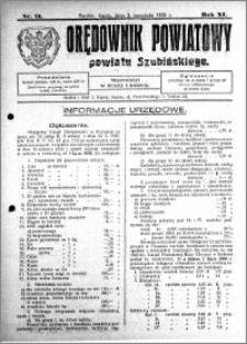 Orędownik Powiatowy powiatu Szubińskiego 1930.09.03 R.11 nr 71