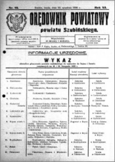 Orędownik Powiatowy powiatu Szubińskiego 1930.09.10 R.11 nr 73