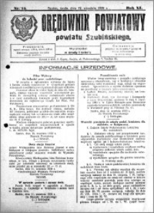 Orędownik Powiatowy powiatu Szubińskiego 1930.09.17 R.11 nr 75