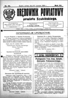 Orędownik Powiatowy powiatu Szubińskiego 1930.09.27 R.11 nr 78