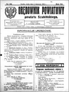 Orędownik Powiatowy powiatu Szubińskiego 1930.11.05 R.11 nr 89