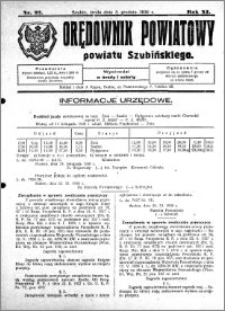 Orędownik Powiatowy powiatu Szubińskiego 1930.12.03 R.11 nr 97