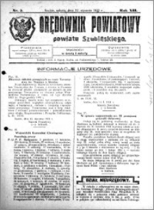 Orędownik Powiatowy powiatu Szubińskiego 1931.01.17 R.12 nr 5