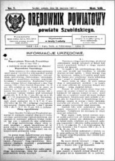 Orędownik Powiatowy powiatu Szubińskiego 1931.01.24 R.12 nr 7