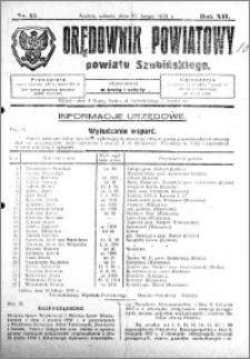 Orędownik Powiatowy powiatu Szubińskiego 1931.02.21 R.12 nr 15