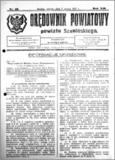 Orędownik Powiatowy powiatu Szubińskiego 1931.03.07 R.12 nr 19