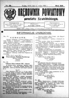 Orędownik Powiatowy powiatu Szubińskiego 1931.03.11 R.12 nr 20