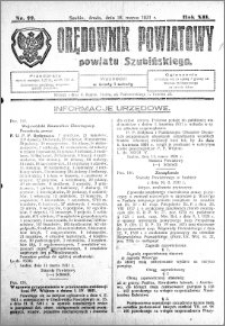 Orędownik Powiatowy powiatu Szubińskiego 1931.03.18 R.12 nr 22