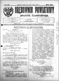 Orędownik Powiatowy powiatu Szubińskiego 1931.03.21 R.12 nr 23
