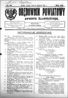 Orędownik Powiatowy powiatu Szubińskiego 1931.04.08 R.12 nr 28