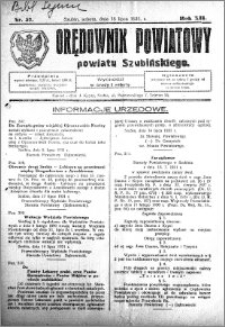 Orędownik Powiatowy powiatu Szubińskiego 1931.07.18 R.12 nr 57