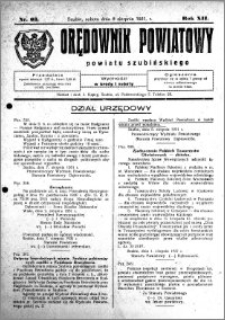 Orędownik Powiatowy powiatu Szubińskiego 1931.08.08 R.12 nr 63