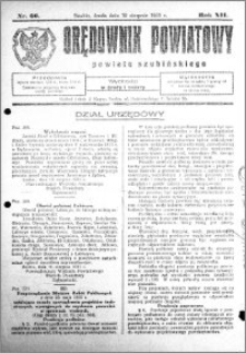 Orędownik Powiatowy powiatu Szubińskiego 1931.08.19 R.12 nr 66