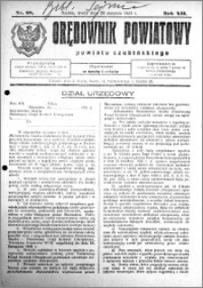Orędownik Powiatowy powiatu Szubińskiego 1931.08.26 R.12 nr 68
