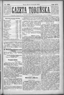 Gazeta Toruńska 1882, R. 16 nr 262