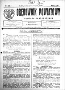 Orędownik Powiatowy powiatu Szubińskiego 1931.09.09 R.12 nr 72