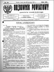 Orędownik Powiatowy powiatu Szubińskiego 1931.09.30 R.12 nr 78