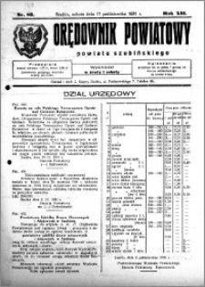 Orędownik Powiatowy powiatu Szubińskiego 1931.10.17 R.12 nr 83