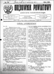 Orędownik Powiatowy powiatu Szubińskiego 1931.10.21 R.12 nr 84