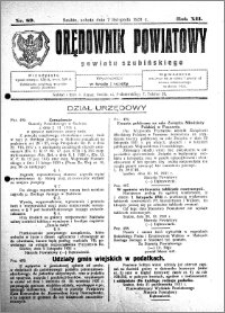Orędownik Powiatowy powiatu Szubińskiego 1931.11.07 R.12 nr 89