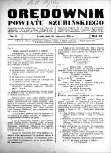 Orędownik powiatu Szubińskiego 1934.01.10 R.15 nr 2