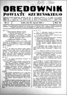 Orędownik powiatu Szubińskiego 1934.01.20 R.15 nr 5