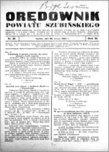 Orędownik powiatu Szubińskiego 1934.02.10 R.15 nr 11