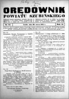 Orędownik powiatu Szubińskiego 1934.03.28 R.15 nr 24