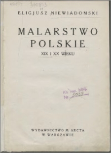 Malarstwo polskie XIX i XX wieku
