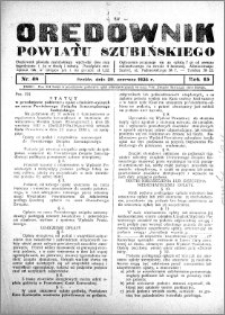 Orędownik powiatu Szubińskiego 1934.06.20 R.15 nr 48
