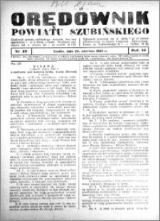 Orędownik powiatu Szubińskiego 1934.06.23 R.15 nr 49