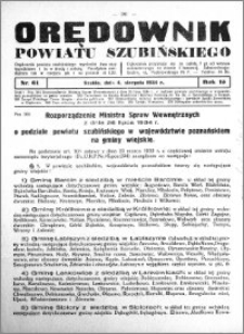 Orędownik powiatu Szubińskiego 1934.08.04 R.15 nr 61