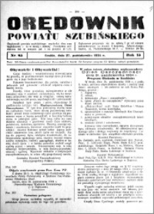 Orędownik powiatu Szubińskiego 1934.10.27 R.15 nr 85