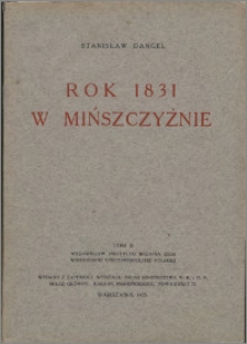 Rok 1831 w Mińszczyźnie