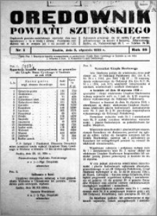 Orędownik powiatu Szubińskiego 1935.01.05 R.16 nr 1