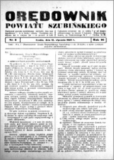 Orędownik powiatu Szubińskiego 1935.01.12 R.16 nr 3