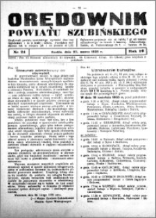 Orędownik powiatu Szubińskiego 1935.03.27 R.16 nr 24