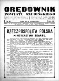 Orędownik powiatu Szubińskiego 1935.04.06 R.16 nr 27