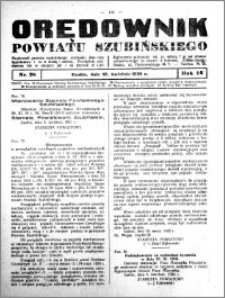 Orędownik Urzędowy powiatu Szubińskiego 1935.04.10 R.16 nr 28