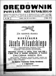 Orędownik powiatu Szubińskiego 1935.05.18 R.16 nr 39